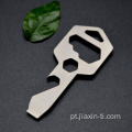 Titanium Bottle Opener Keychain Multiferramenta com alta qualidade